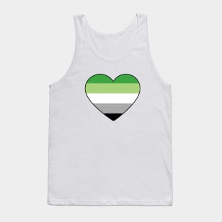 Aromantic Pride Heart Tank Top